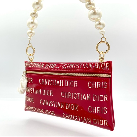 🆕 Dior Beauty Cosmetic Case to Crossbody Bag Purse, Lunar NY, Red, New Handbag - Picture 5 of 10